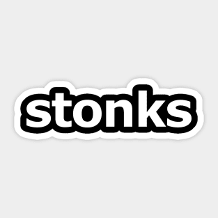 stonks Sticker